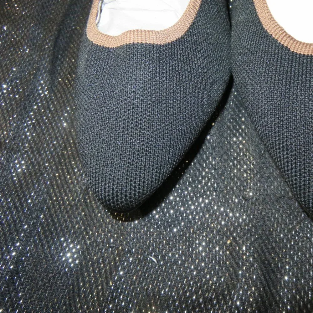 BOGO MIA Madeline Woven Zebra stripe strap Ballet flat driving moccasin size 9